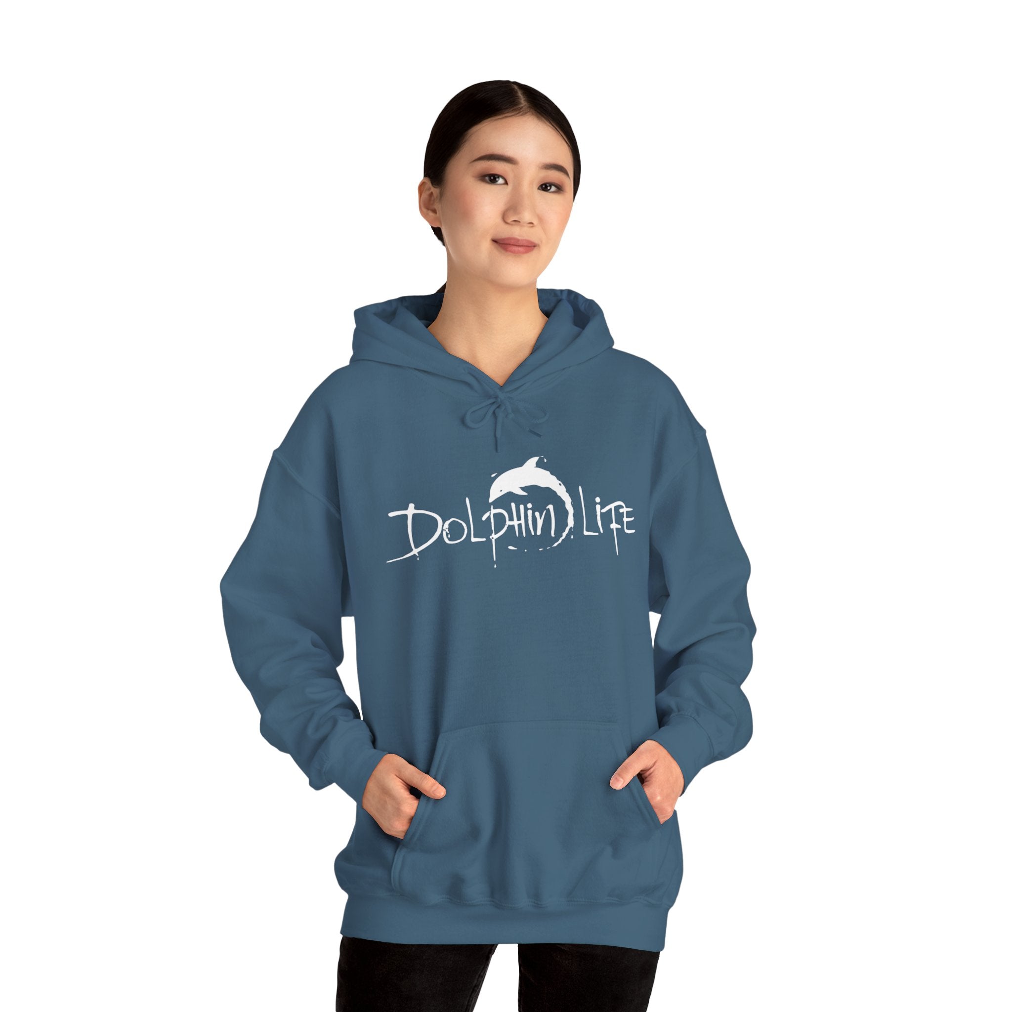 Classic Dolphin Life Logo Hoodie